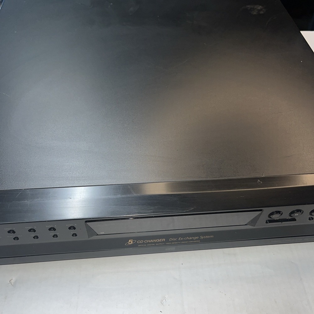 Sony CDP-CE375 - 5 Disc Carousel Changer - Tested & Works - No Remote - No Knob